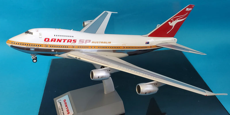 IF747SPQFA0119P | InFlight200 1:200 | Boeing 747SP-38 Qantas VH-EAA (polished with stand)