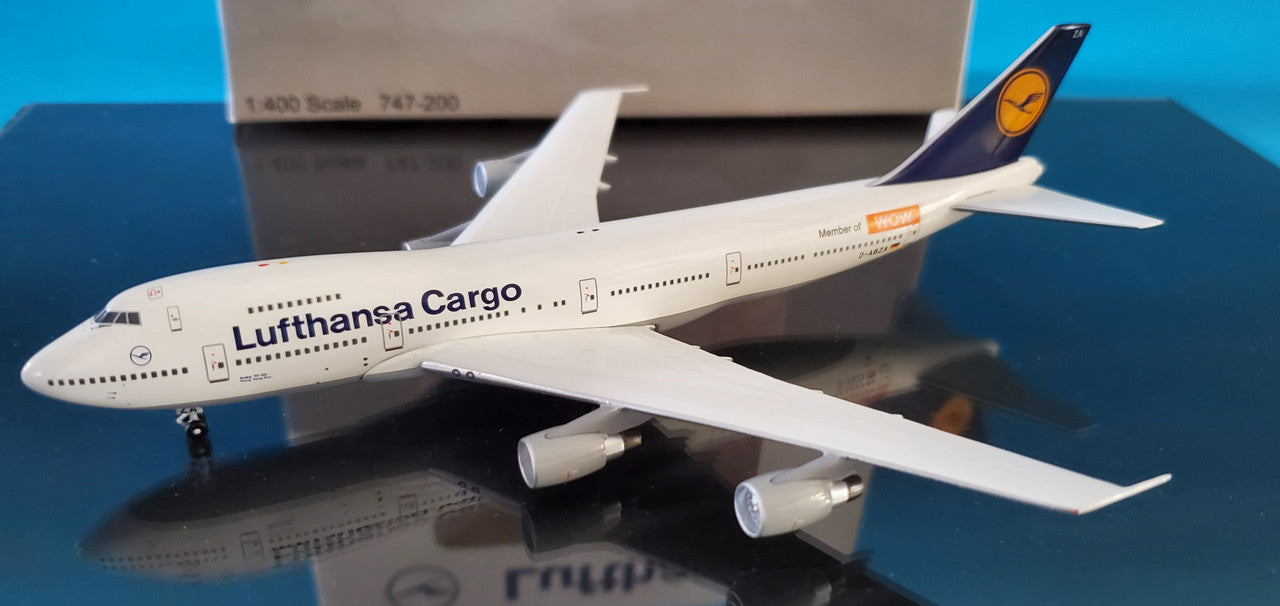 BB4-2006-XX | Big Bird 1:400 | Boeing 747-200 Lufthansa Cargo D-ABZA (WOW orange) **PRE-OWNED**