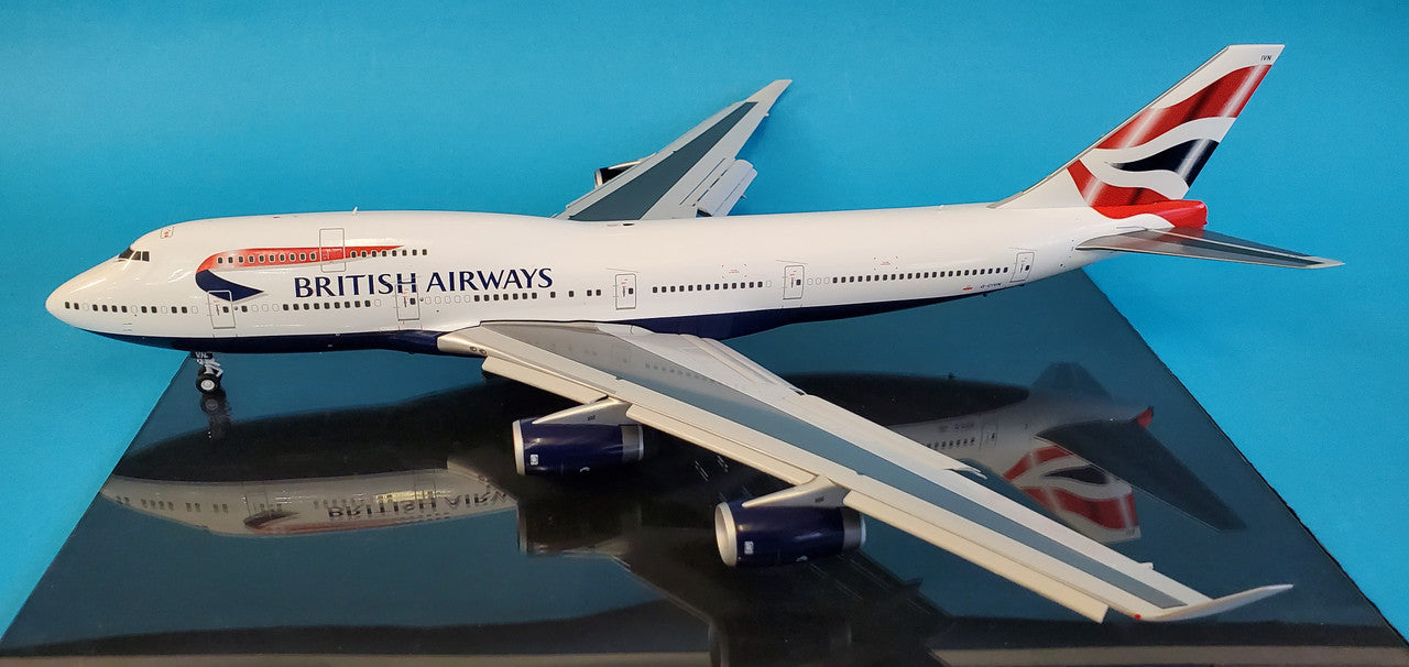 G2BAW906F | Gemini200 1:200 | Boeing 747-400 British Airways G-CIVN with flaps down ** PRE OWNED**
