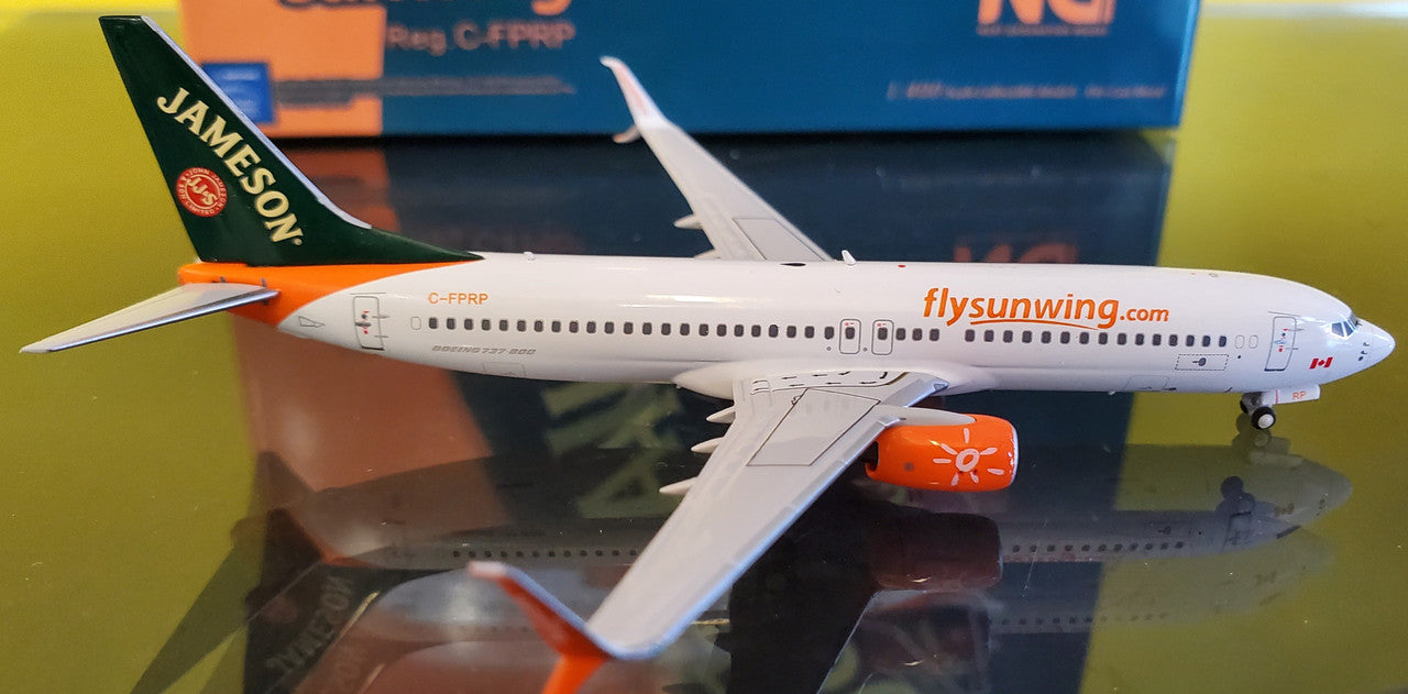 NG58089 | NG Models 1:400 | Boeing 737-800 Sunwing Airlines C-FPRP, 'Jameson Whiskey'