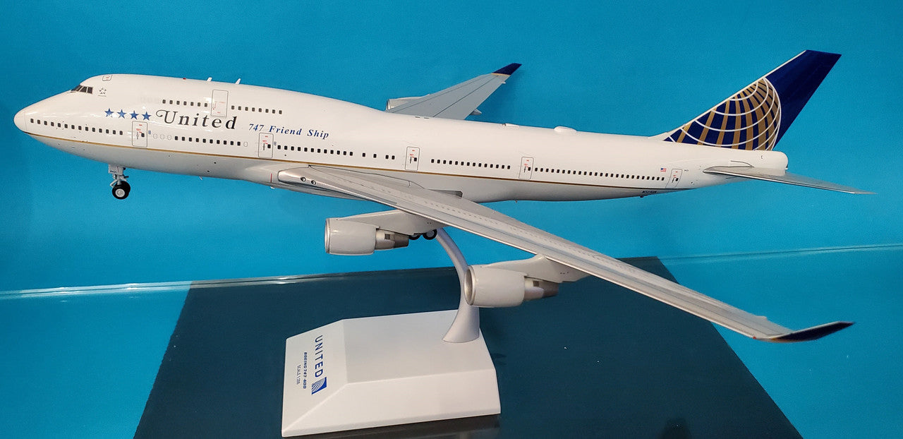 XX2203 | JC Wings 1:200 | Boeing 747-400 United N118UA, 'Final Flight Colours' ( with stand)