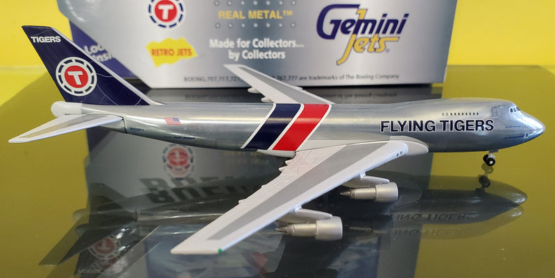 GJFTL056 | Gemini Jets 1:400 1:400 | Boeing 747-249FSCD Flying Tigers N808FT