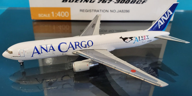 NH40019 | Hogan Die-cast 1:400 | Boeing 767-300BCF ANA Cargo 'Allex' JA8286 **PRE-OWNED**