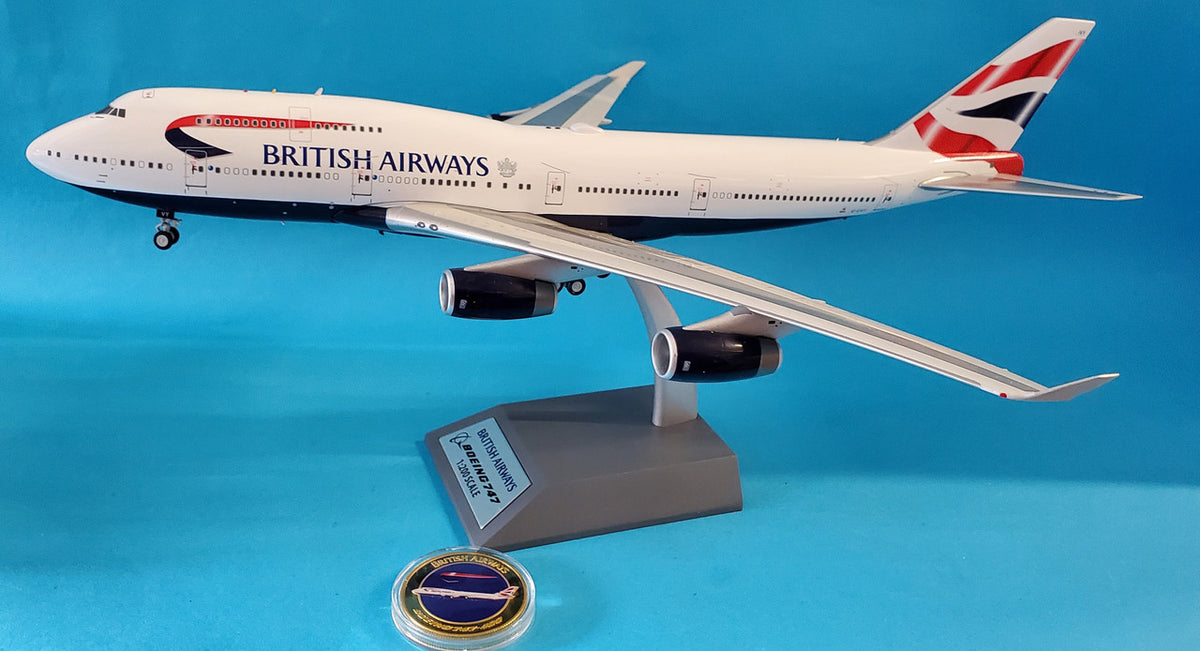 ARDBA18 | ARD Models 1:200 | Boeing 747-400 British Airways G-CIVY (with stand)