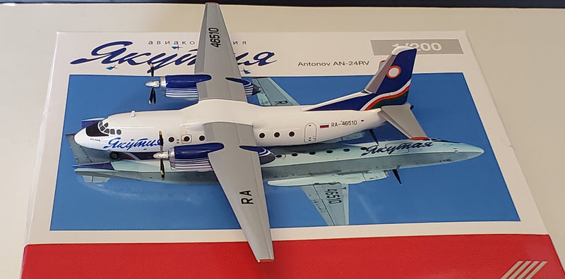 558839 | Herpa Wings 1:200 1:200 | An-24RV Yakutia Airlines RA-46510 (die-cast)