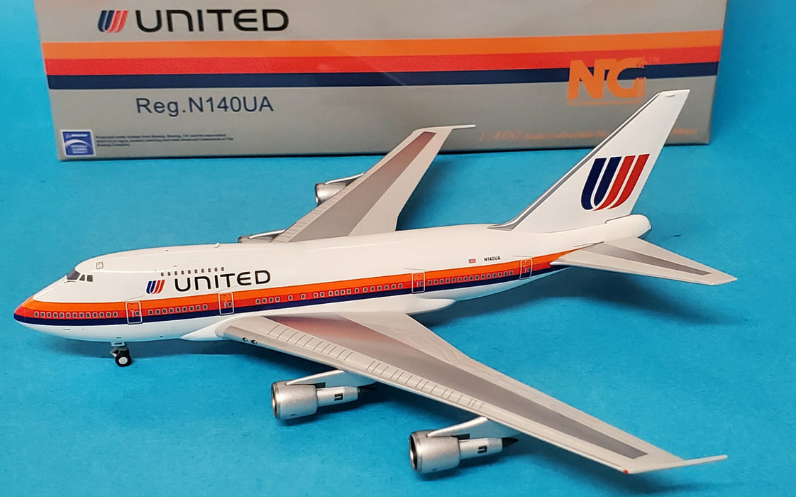 NG07013 | NG Models 1:400 | Boeing 747SP United Saul Bass N140UA