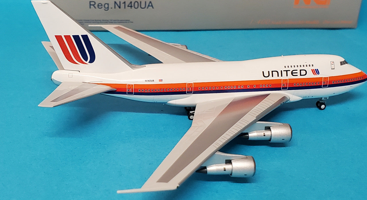 NG07013 | NG Models 1:400 | Boeing 747SP United Saul Bass N140UA