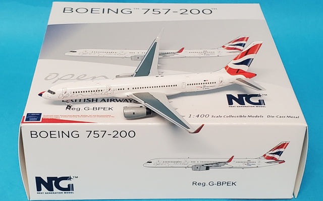 NG53159 | NG Models 1:400 | Boeing 757-200 British Airways G-BPEK, 'OpenSkies'