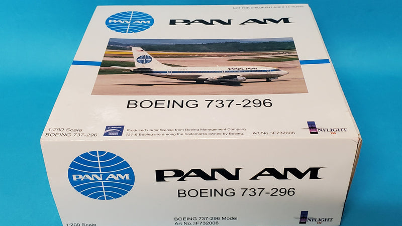 IF732006 | InFlight200 1:200 | Boeing 737-200 Pan Am N389PA **PRE OWNED**