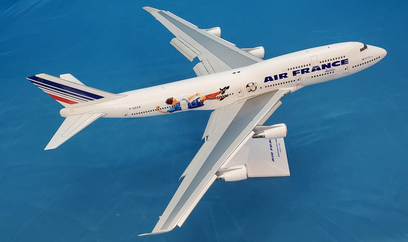 XX2193A | JC Wings 1:200 | Boeing 747-400 Air France F-GEXA, 'World Cup 98' (flaps down, with stand)