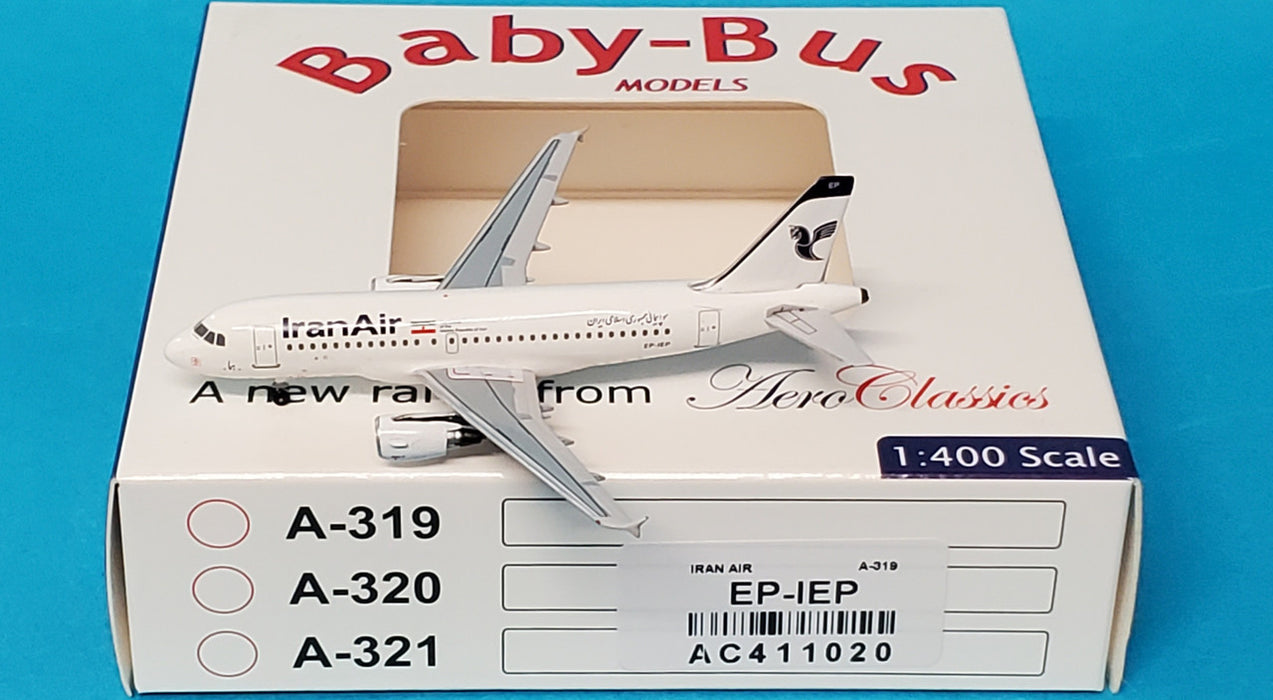 AC411020 | Aero Classics 1:400 | Airbus A319-111 Iran Air EP-IEP