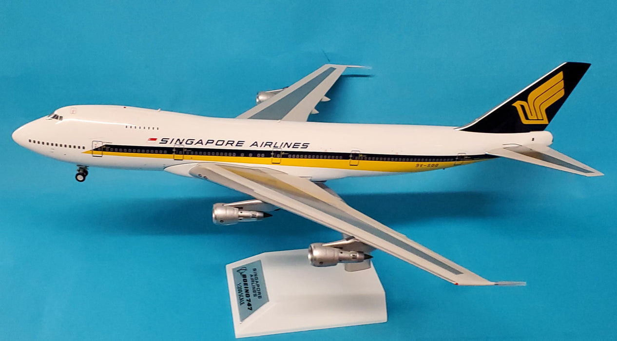WB-747-2-025 | WB Models 1:200 | Boeing 747-212B Singapore Airlines 9V-SQQ (with stand)