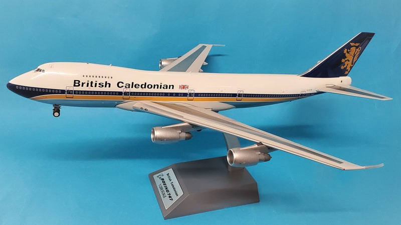 IF742BR0621P | InFlight200 1:200 | Boeing 747-200 British Caledonian G-GLYN (with stand)