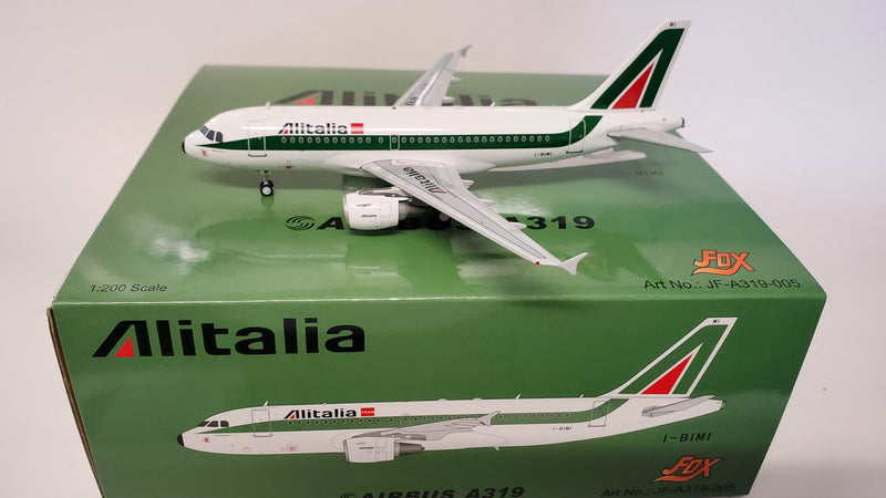 JF-A319-005 | JFox Models 1:200 | Airbus A319-112 Alitalia I-BIMI (with stand) PRE-OWNED