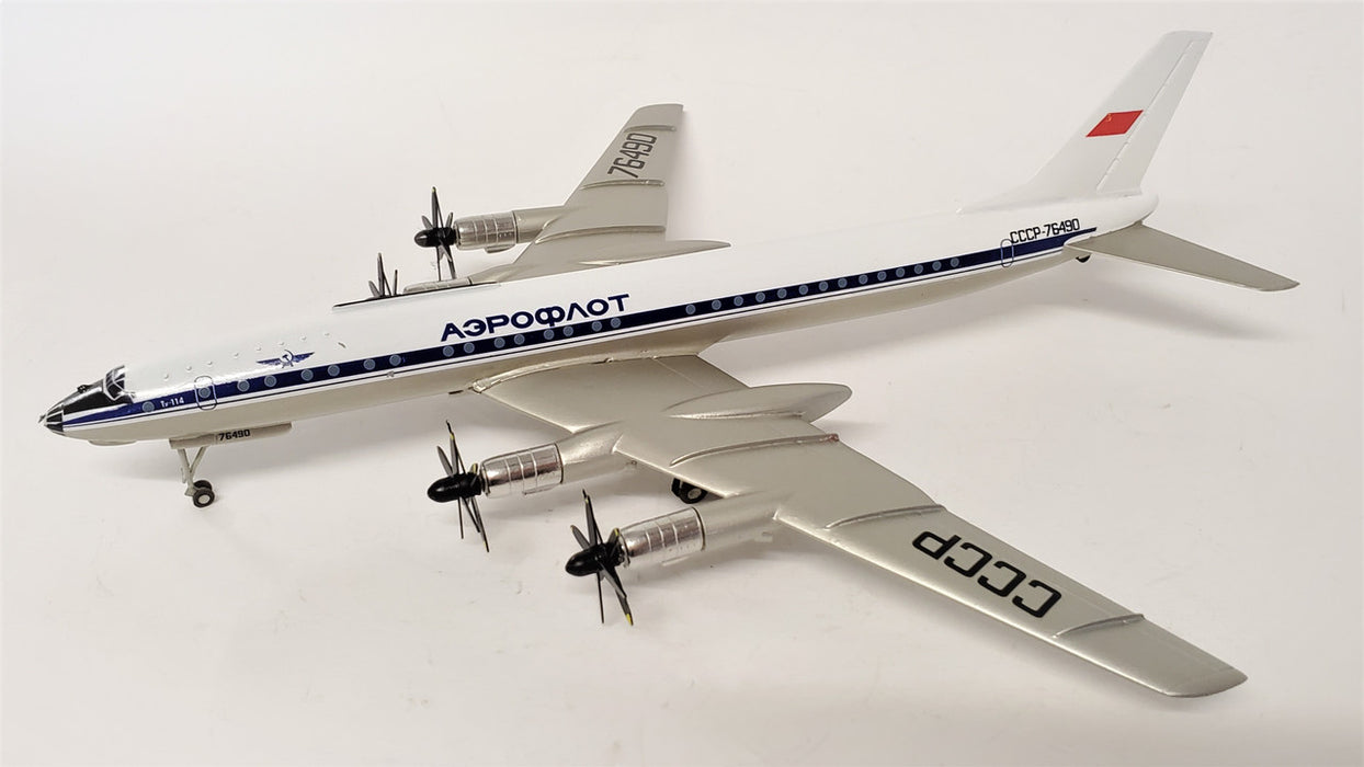 CA7D | Western Models UK 1:200 | Tupolev Tu-114 Aeroflot CCCP-76490 (final livery)