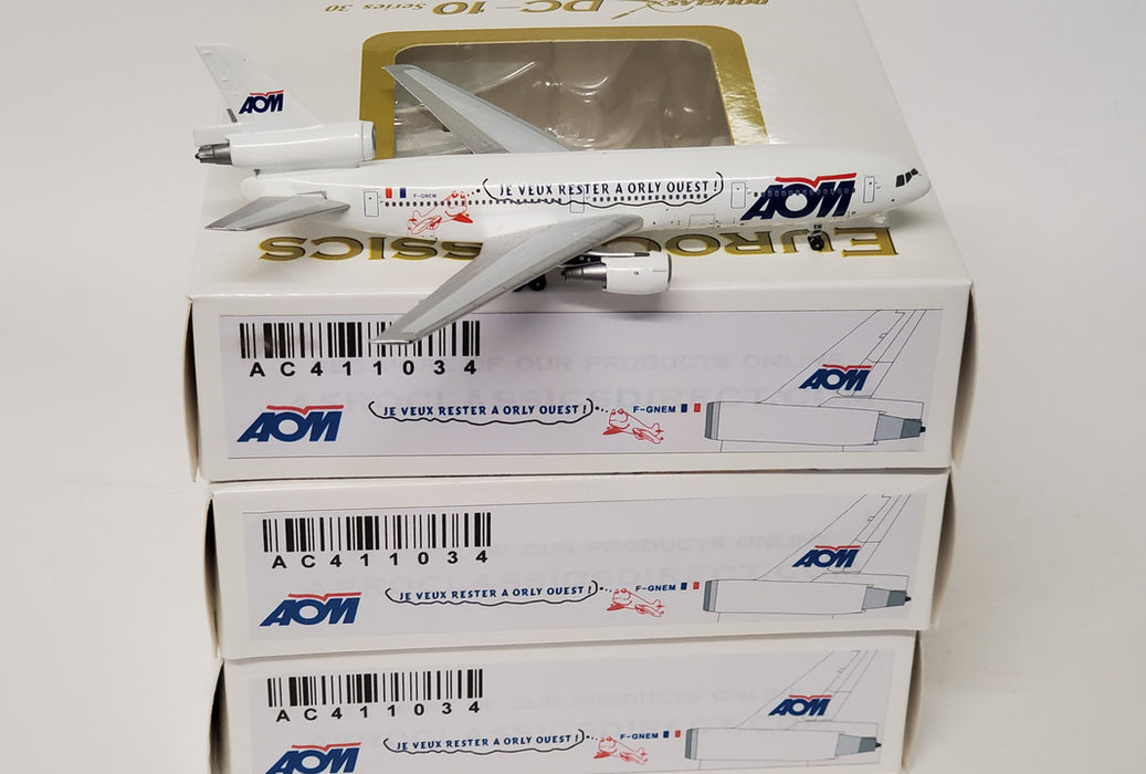 AC411034 | Aero Classics 1:400 | DC-10-30 AOM 'Orly Ouest' F-GNEM