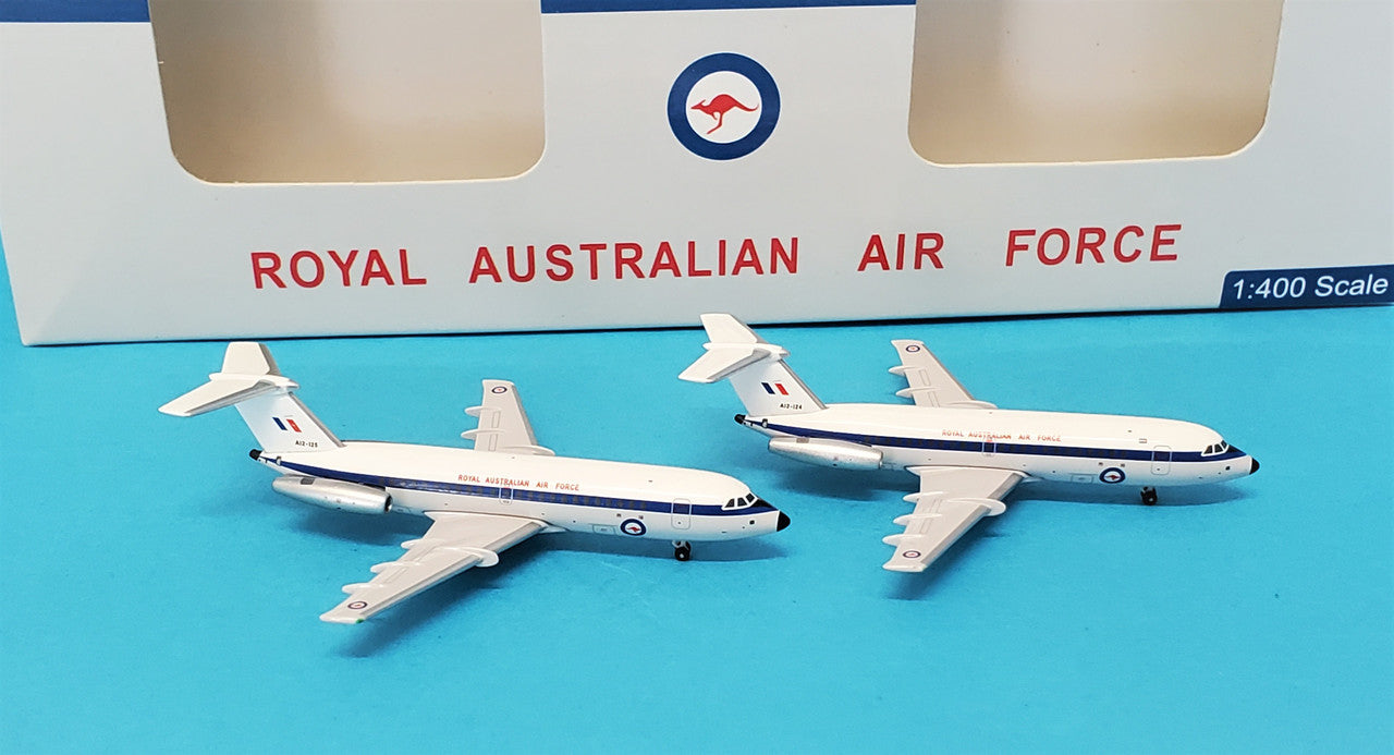 ACRAASET | Aero Classics 1:400 | British Aerospace BAC-111 Twin Set RAAF (A12-124 and A12-125)