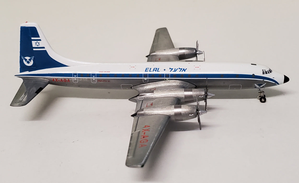 GJELY119 | Gemini Jets 1:400 1:400 | Britannia 312 EL AL 4X-AGA **PRE OWNED**