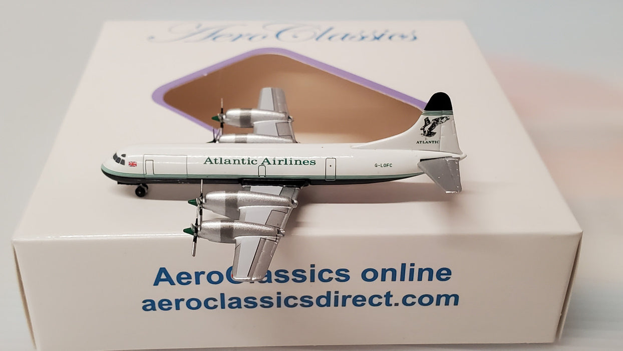 AC411124 | Aero Classics 1:400 | L-188F Electra Atlantic Airlines G-LOFC