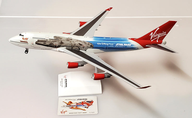 EW2744001 | JC Wings 1:200 | Virgin Atlantic Boeing 747-400 Star Wars Galaxy's Edge Reg: G-VLIP With Stand
