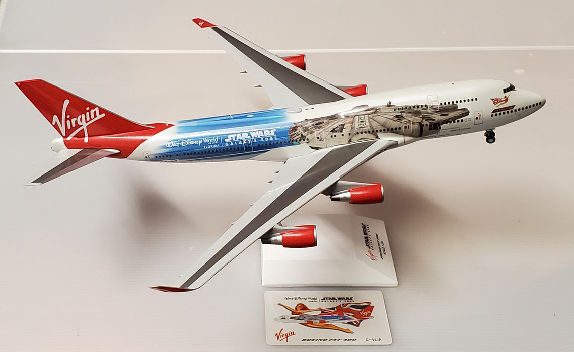 EW2744001 | JC Wings 1:200 | Virgin Atlantic Boeing 747-400 Star Wars Galaxy's Edge Reg: G-VLIP With Stand