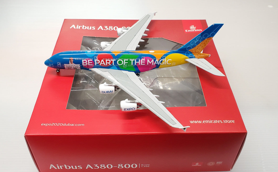 Gemini Jets 1:400 Airbus A380 Emirates A6-EEW Diecast – Aviation
