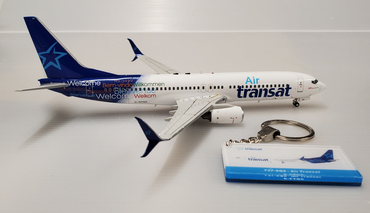 JF-737-8-038 | JFox Models 1:200 | Boeing 737-8Q8 Air Transat C-GTQC (with stand)