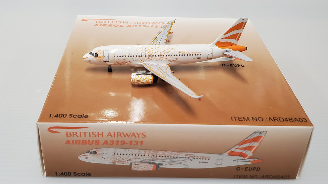 ARD4BA03 | Aero Classics 1:400 | Airbus A319 British Airways G-EUPD, 'Olympic Dove'