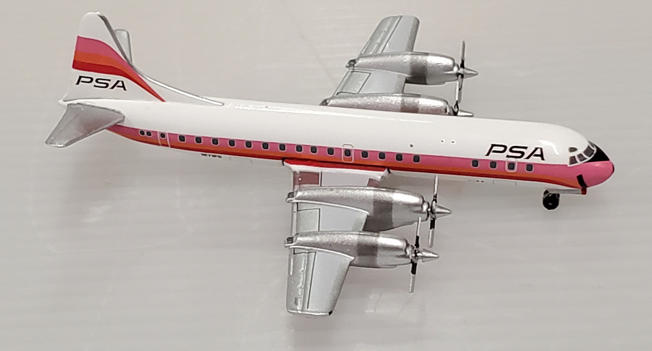 AC411129 | Aero Classics 1:400 | Lockheed L-188 PSA (Pink) N171PS