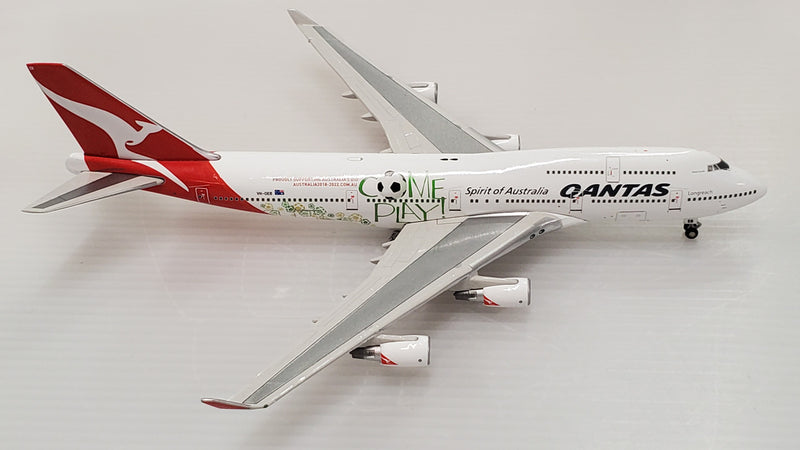 GJQFA1001 | Gemini Jets 1:400 1:400 | Boeing 747-400 Qantas 'World Cup' VH-OEB