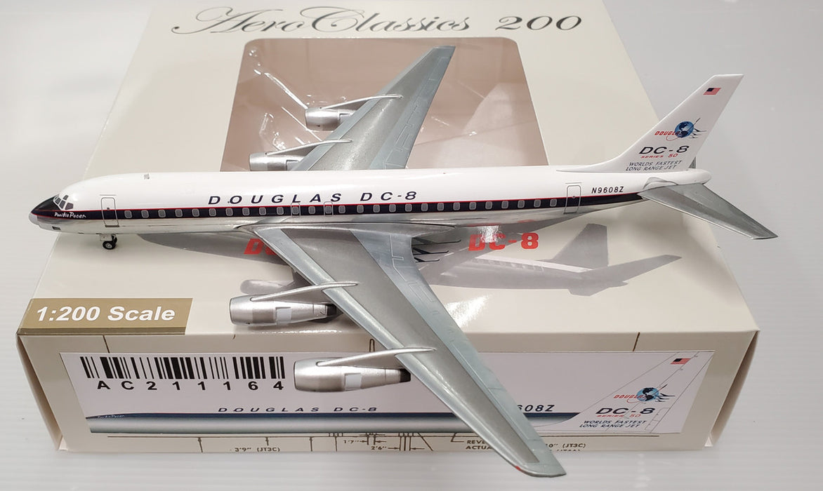 AC211164 | Aero Classics 200 1:200 | Douglas DC-8 Pacific Pacer N9608Z
