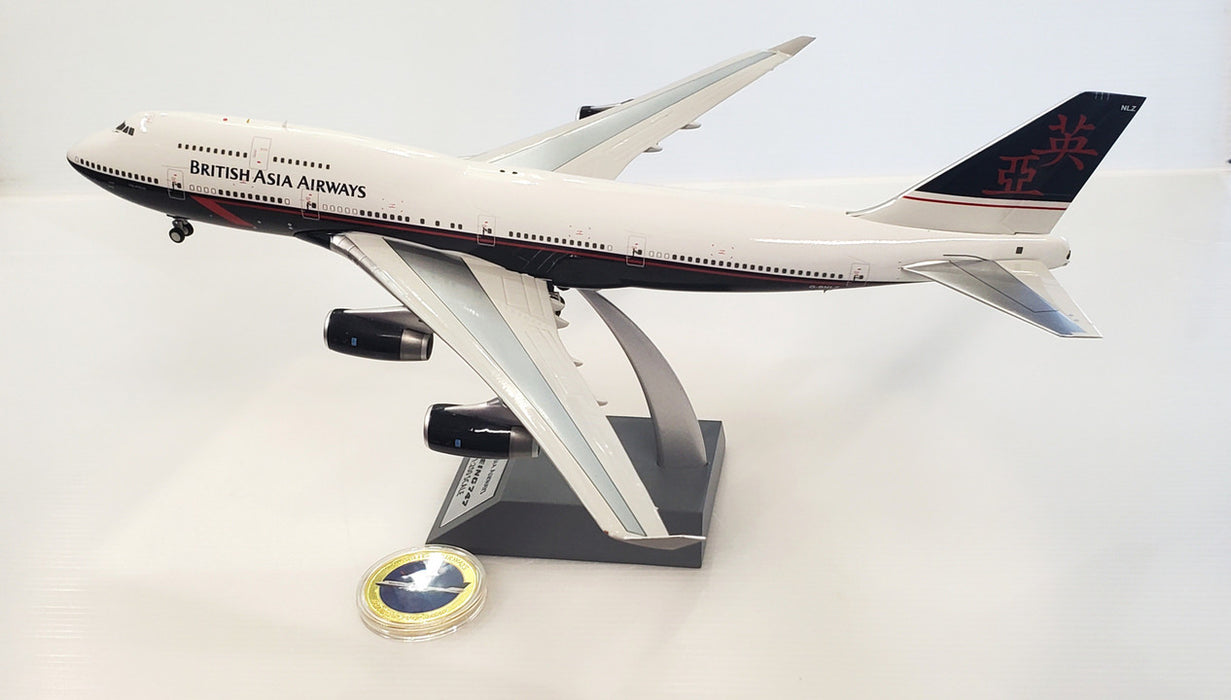 ARDBA34 | ARD Models 1:200 | Boeing 747-400 British Asia Airways G-BNLZ (with stand)