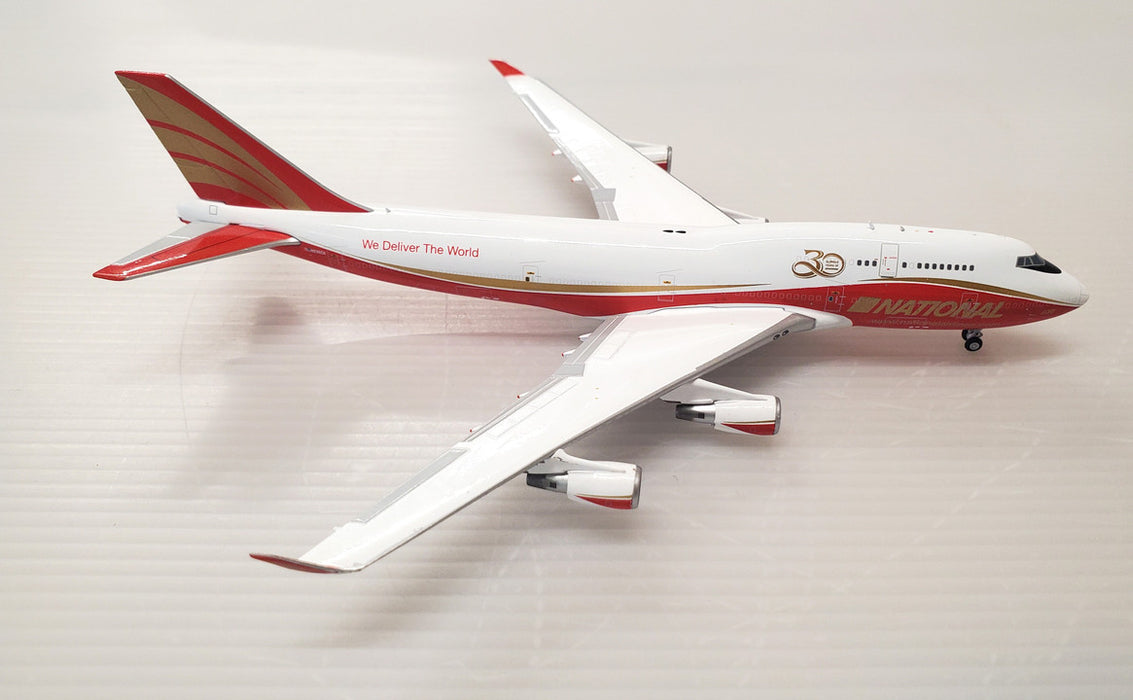 LH4278 | JC Wings 1:400 | National Airlines Boeing 747-400(BCF) 30 Years Anniversary Reg: N936CA