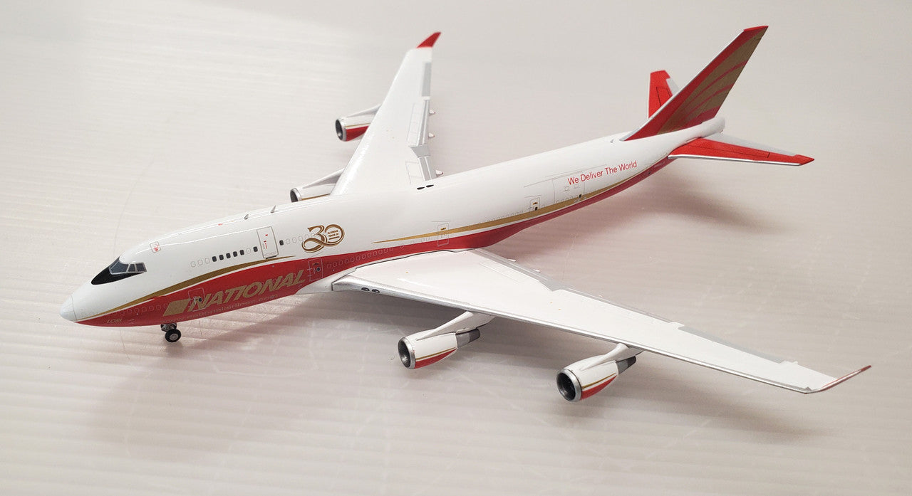 LH4278 | JC Wings 1:400 | National Airlines Boeing 747-400(BCF) 30 Years Anniversary Reg: N936CA