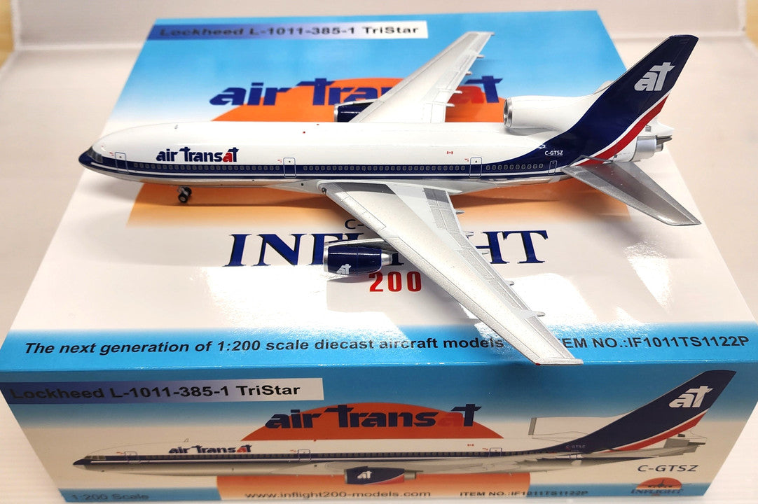 IF1011TS1122P | InFlight200 1:200 | L-1011-385 Tristar Air Transat C-G-TSZ (with stand)