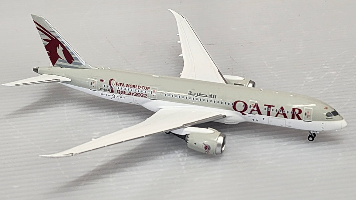 NG59009 | NG Models 1:400 | Boeing 787-9 Qatar Airways A7-BCA FIFA World Cup Qatar 2022