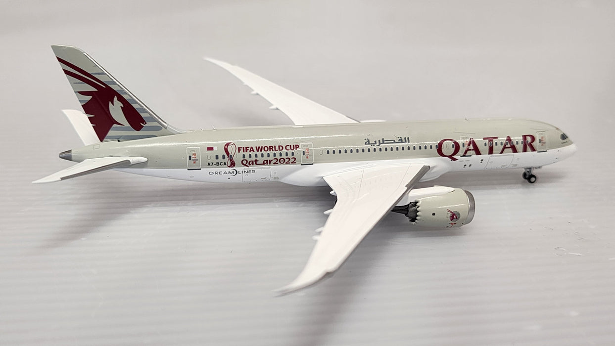 NG59009 | NG Models 1:400 | Boeing 787-9 Qatar Airways A7-BCA FIFA World Cup Qatar 2022