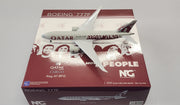 NG72025 | NG Models 1:400 | Boeing 777F Qatar Cargo A7-BFG, 'Moved by People' *Coming Soon*