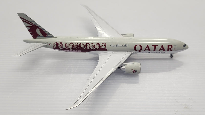 NG72025 | NG Models 1:400 | Boeing 777F Qatar Cargo A7-BFG, 'Moved by People' *Coming Soon*