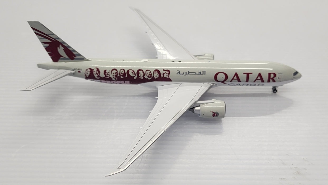 NG72025 | NG Models 1:400 | Boeing 777F Qatar Cargo A7-BFG, 'Moved by People' *Coming Soon*