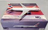 NG72028 | NG Models 1:400 | Boeing 777-200ER British Airways G-YMMN