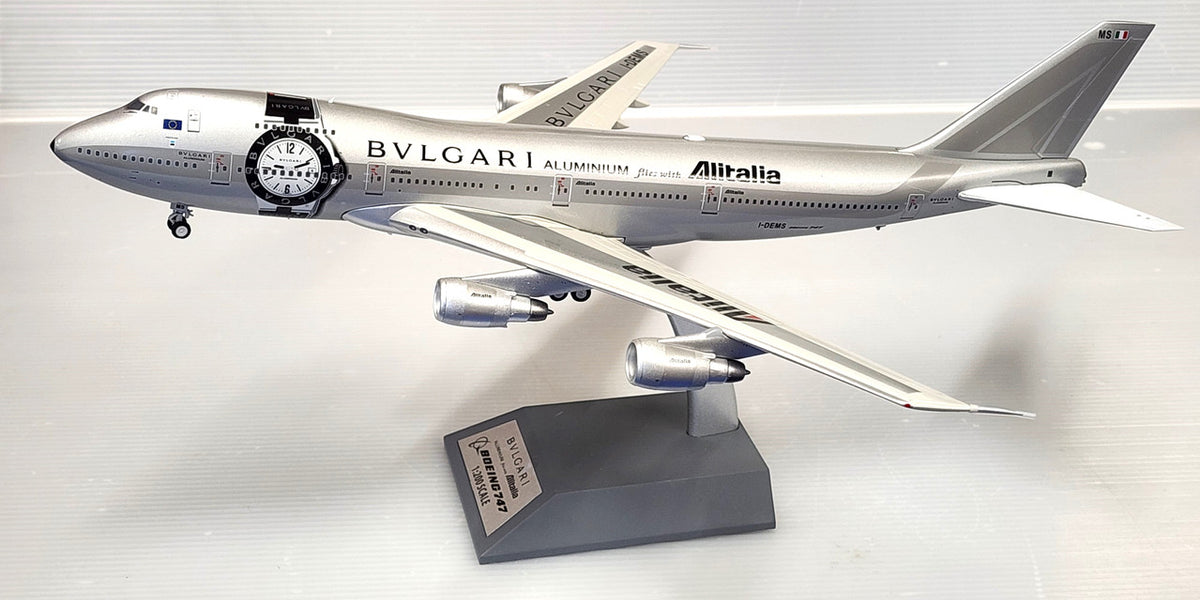 B-BULGARI-MS | Blue Box 1:200 | Boeing 747-200 Alitalia Bulgari I