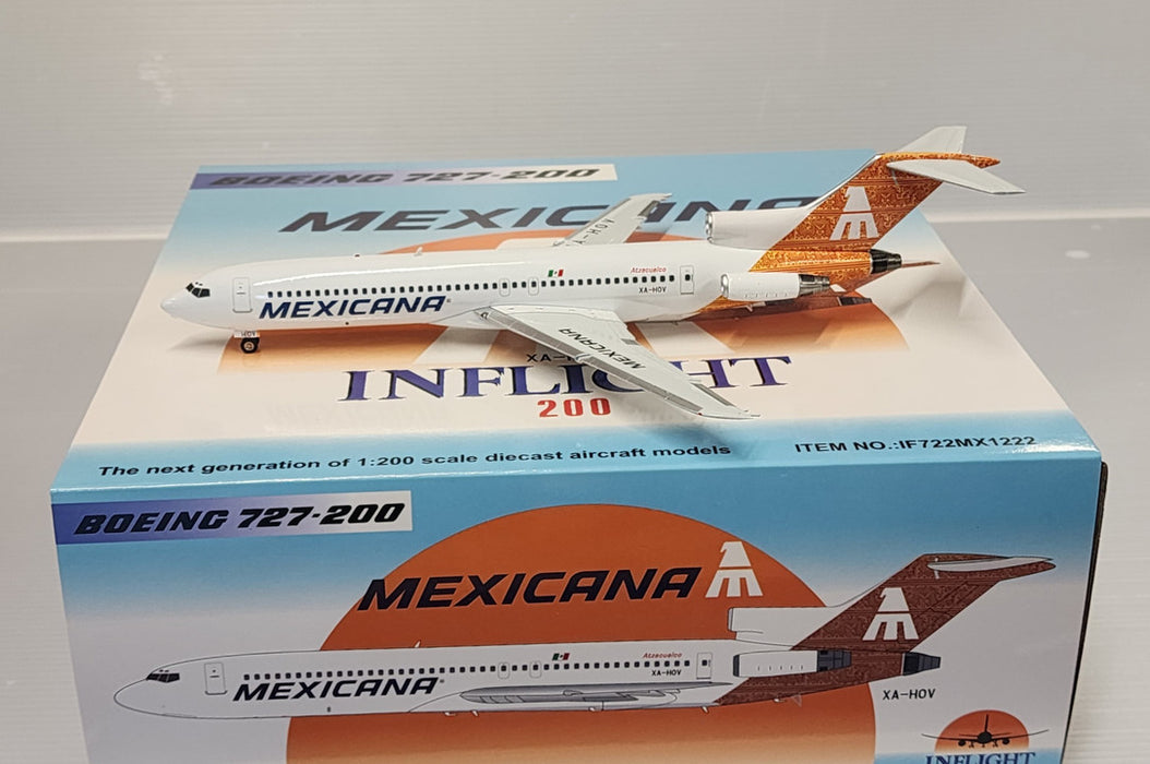 IF722MX1222 | InFlight200 1:200 | Boeing 727-264/ADV Mexicana XA-HOV