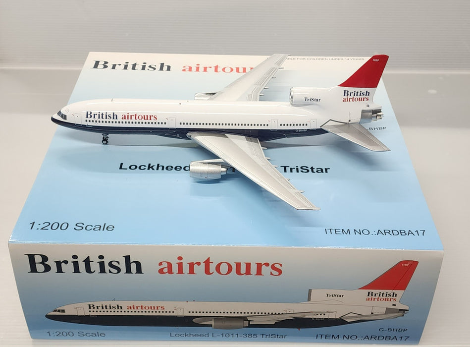 ARDBA17 | ARD Models 1:200 | L-1011 Tristar British Airtours G-BHBP 'with magnetic gear and a coin'