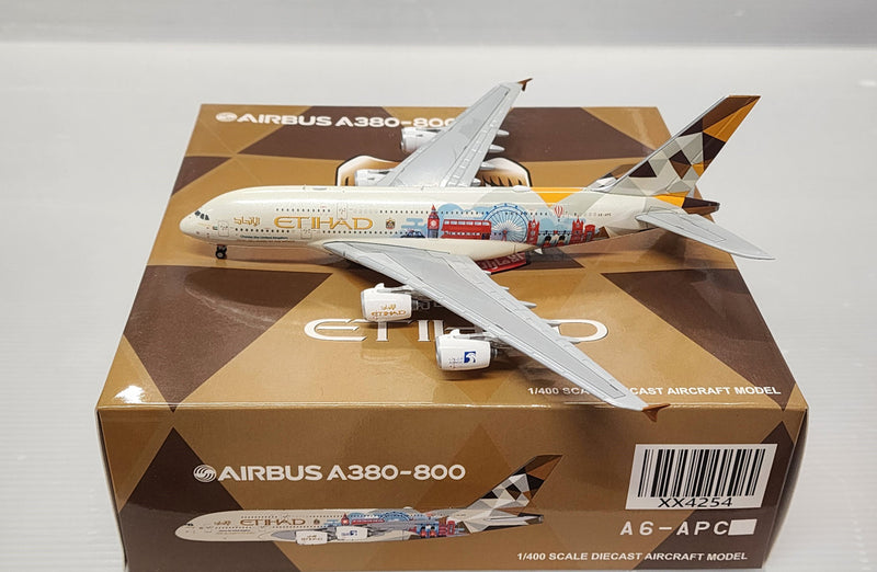 XX4277 | JC Wings 1:400 | Airbus A380 Etihad A6-APE, 'Choose the UK'