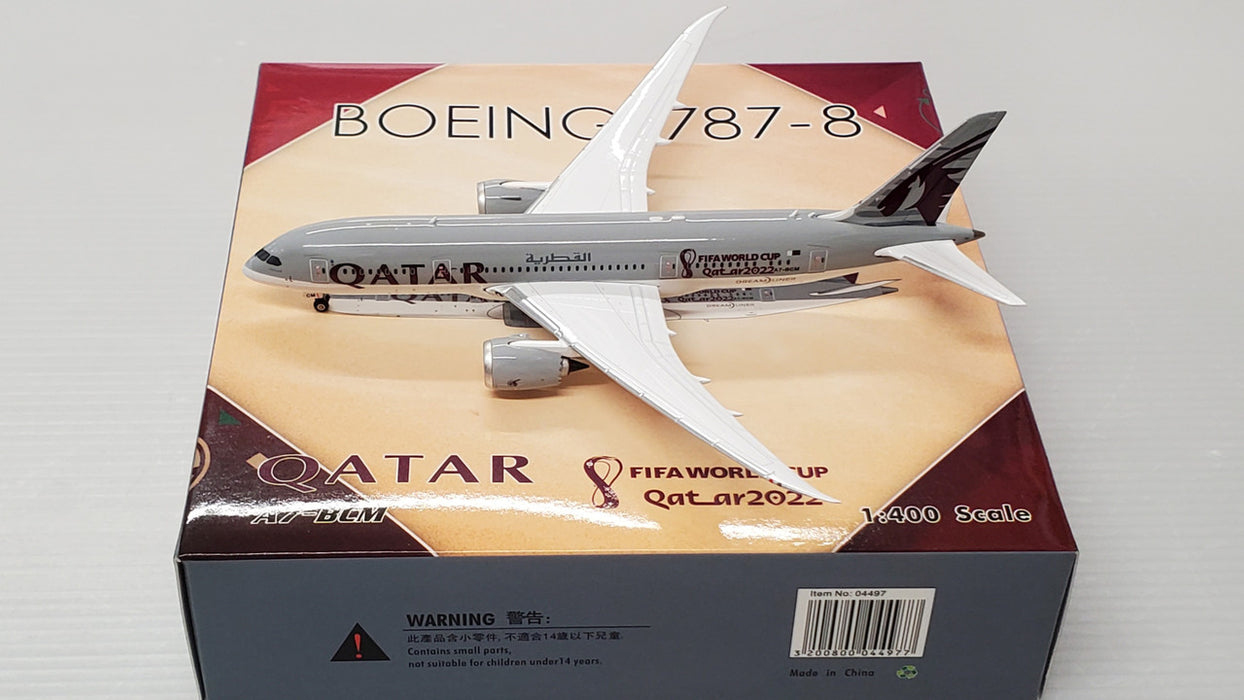 Ph04497 | Phoenix 1:400 | Boeing B787-8 Qatar World Cup 2022 A7-BCM