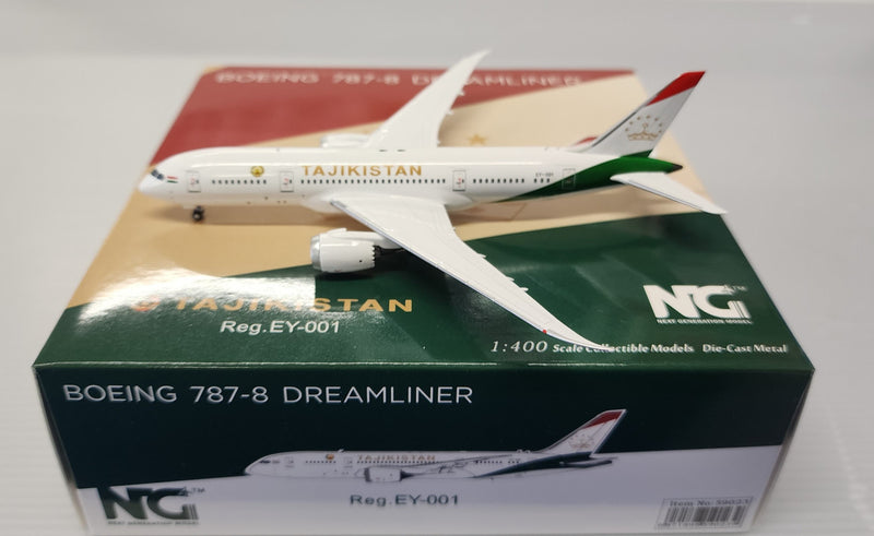 NG59023 | NG Models 1:400 | Boeing 787-8 Tajikistan Government EY-001