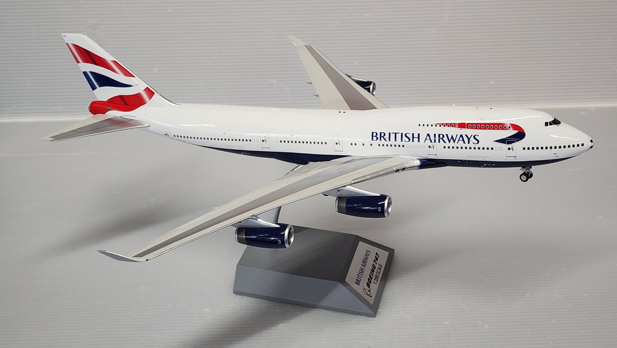 ARDBA75 | ARD Models 1:200 | Boeing 747- 400 British Airways G-CIVO, 'Football Nose' (with stand)