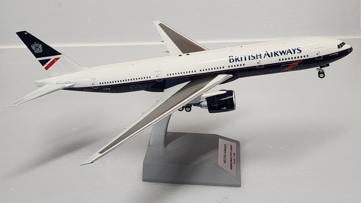 ARDBA39 | ARD Models 1:200 | Boeing 777-200 British Airways G-ZZZA, 'Landor' (with stand)