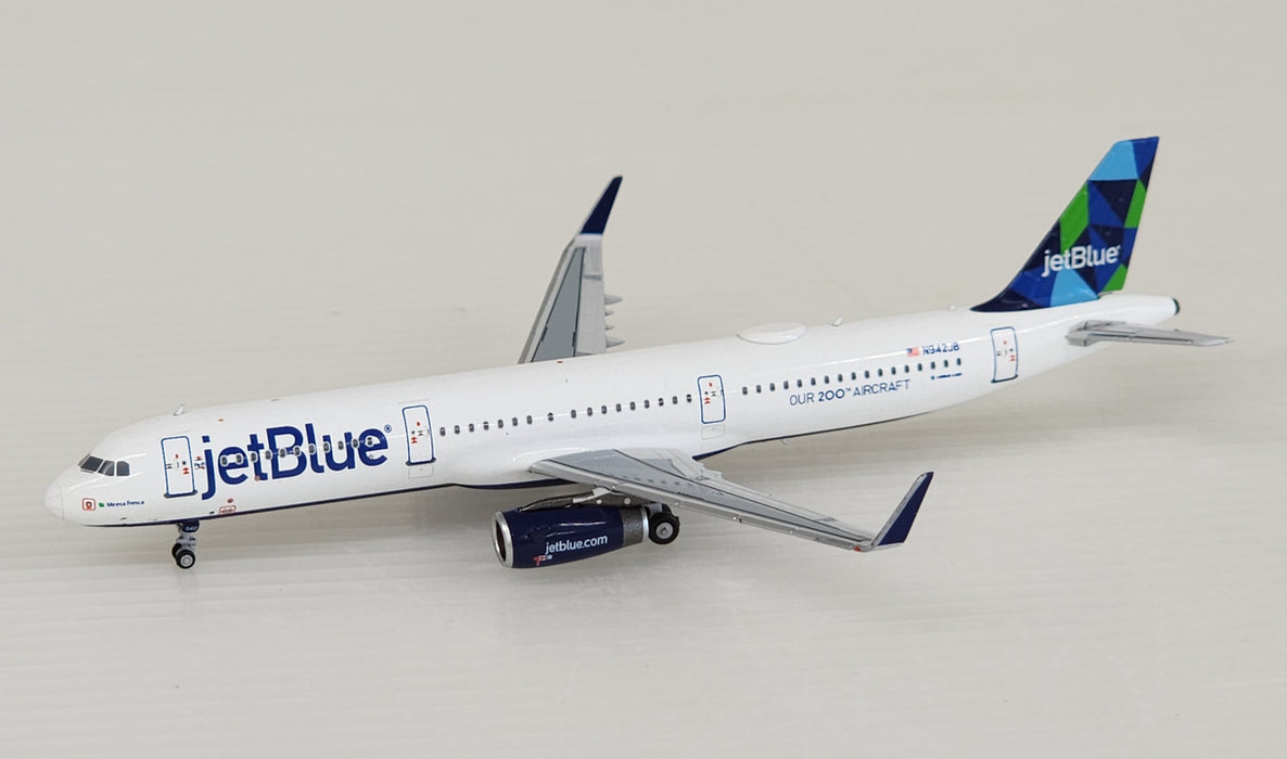 NG13055 | NG Models 1:400 | Airbus A321-200/w JetBlue Airways N942JB(Prism tail with OUR 200TH AIRCRAFT)